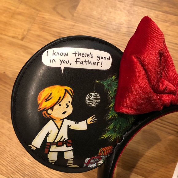 Disney Minnie Mouse Star Wars Christmas ears - Picture 2 of 5